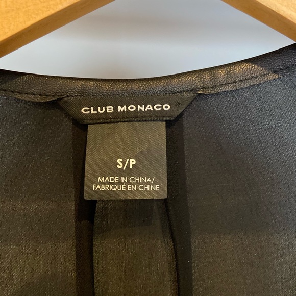 Black blouse. Club Monaco. Size S. - Picture 5 of 5